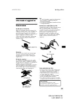 Preview for 113 page of Sony CDX-CA700 Operating Instructions Manual