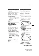 Preview for 129 page of Sony CDX-CA700 Operating Instructions Manual