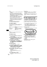 Preview for 130 page of Sony CDX-CA700 Operating Instructions Manual