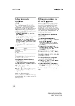 Preview for 134 page of Sony CDX-CA700 Operating Instructions Manual