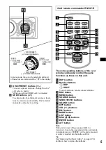 Preview for 5 page of Sony CDX-CA700X Installation/Connection Operating Instructions Manual