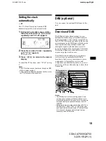 Предварительный просмотр 19 страницы Sony CDX-CA750 Operating Instructions Manual