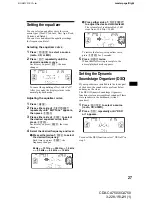 Предварительный просмотр 27 страницы Sony CDX-CA750 Operating Instructions Manual