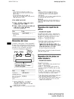 Предварительный просмотр 42 страницы Sony CDX-CA750 Operating Instructions Manual