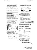 Предварительный просмотр 43 страницы Sony CDX-CA750 Operating Instructions Manual