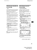 Предварительный просмотр 53 страницы Sony CDX-CA750 Operating Instructions Manual