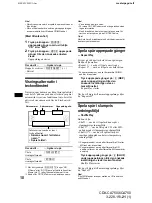 Предварительный просмотр 76 страницы Sony CDX-CA750 Operating Instructions Manual