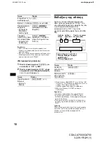 Предварительный просмотр 140 страницы Sony CDX-CA750 Operating Instructions Manual