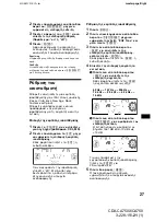 Предварительный просмотр 157 страницы Sony CDX-CA750 Operating Instructions Manual