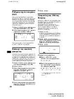 Предварительный просмотр 158 страницы Sony CDX-CA750 Operating Instructions Manual