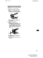 Предварительный просмотр 161 страницы Sony CDX-CA750 Operating Instructions Manual