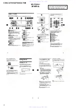 Предварительный просмотр 4 страницы Sony CDX-CA750 Service Manual