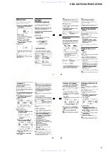 Предварительный просмотр 5 страницы Sony CDX-CA750 Service Manual