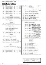 Предварительный просмотр 62 страницы Sony CDX-CA750 Service Manual