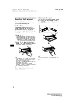 Предварительный просмотр 8 страницы Sony CDX-CA750X Primary User Manual (English, Espanol, Francais) Operating Instructions Manual