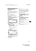 Предварительный просмотр 15 страницы Sony CDX-CA750X Primary User Manual (English, Espanol, Francais) Operating Instructions Manual