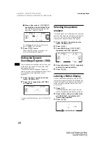 Предварительный просмотр 20 страницы Sony CDX-CA750X Primary User Manual (English, Espanol, Francais) Operating Instructions Manual