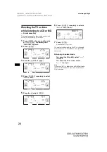 Предварительный просмотр 24 страницы Sony CDX-CA750X Primary User Manual (English, Espanol, Francais) Operating Instructions Manual