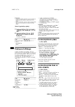 Предварительный просмотр 38 страницы Sony CDX-CA750X Primary User Manual (English, Espanol, Francais) Operating Instructions Manual