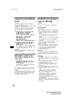 Предварительный просмотр 46 страницы Sony CDX-CA750X Primary User Manual (English, Espanol, Francais) Operating Instructions Manual