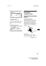 Предварительный просмотр 53 страницы Sony CDX-CA750X Primary User Manual (English, Espanol, Francais) Operating Instructions Manual