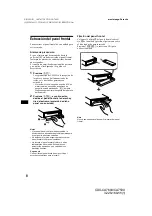 Предварительный просмотр 66 страницы Sony CDX-CA750X Primary User Manual (English, Espanol, Francais) Operating Instructions Manual