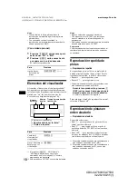 Предварительный просмотр 68 страницы Sony CDX-CA750X Primary User Manual (English, Espanol, Francais) Operating Instructions Manual