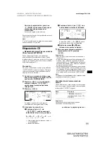 Предварительный просмотр 69 страницы Sony CDX-CA750X Primary User Manual (English, Espanol, Francais) Operating Instructions Manual