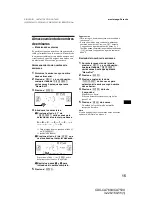 Предварительный просмотр 73 страницы Sony CDX-CA750X Primary User Manual (English, Espanol, Francais) Operating Instructions Manual