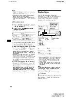 Предварительный просмотр 10 страницы Sony CDX-CA810X - Fm/am Compact Disc Player Operating Instructions Manual