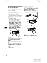 Предварительный просмотр 34 страницы Sony CDX-CA810X - Fm/am Compact Disc Player Operating Instructions Manual