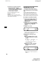 Предварительный просмотр 38 страницы Sony CDX-CA810X - Fm/am Compact Disc Player Operating Instructions Manual