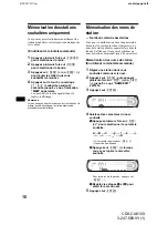 Предварительный просмотр 42 страницы Sony CDX-CA810X - Fm/am Compact Disc Player Operating Instructions Manual