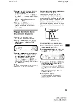 Предварительный просмотр 49 страницы Sony CDX-CA810X - Fm/am Compact Disc Player Operating Instructions Manual