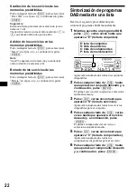 Предварительный просмотр 54 страницы Sony CDX-CA850 Operating Instructions Manual