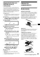 Предварительный просмотр 61 страницы Sony CDX-CA850 Operating Instructions Manual