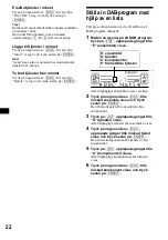 Предварительный просмотр 88 страницы Sony CDX-CA850 Operating Instructions Manual