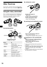 Предварительный просмотр 16 страницы Sony CDX-CA890X Operating Instructions Manual