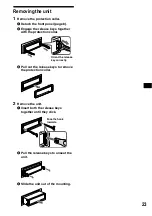 Предварительный просмотр 23 страницы Sony CDX-CA890X Operating Instructions Manual