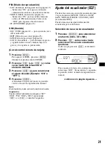 Предварительный просмотр 47 страницы Sony CDX-CA890X Operating Instructions Manual