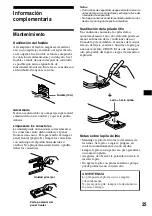 Предварительный просмотр 51 страницы Sony CDX-CA890X Operating Instructions Manual