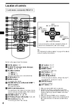 Preview for 4 page of Sony CDX-CA900 Operating Instructions Manual