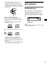 Preview for 7 page of Sony CDX-CA900 Operating Instructions Manual