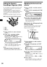 Preview for 24 page of Sony CDX-CA900 Operating Instructions Manual