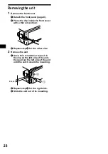 Preview for 28 page of Sony CDX-CA900 Operating Instructions Manual