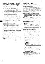 Preview for 44 page of Sony CDX-CA900 Operating Instructions Manual