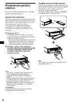 Preview for 108 page of Sony CDX-CA900 Operating Instructions Manual