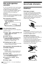 Preview for 158 page of Sony CDX-CA900 Operating Instructions Manual