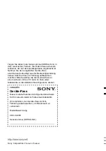 Preview for 166 page of Sony CDX-CA900 Operating Instructions Manual