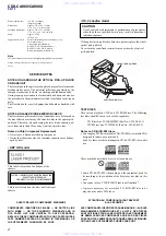 Preview for 2 page of Sony CDX-CA900 Service Manual